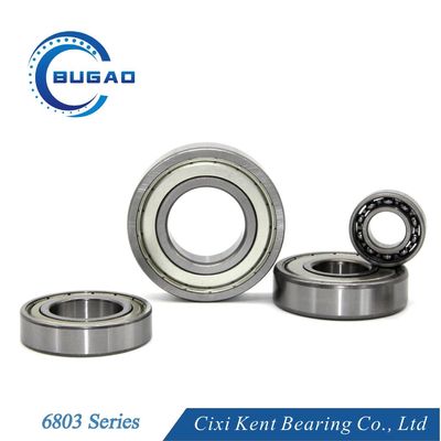 Lager aus Stahl Standardgröße Kugellager 6803 für Klimaanlagenmotor 17*26*5mm